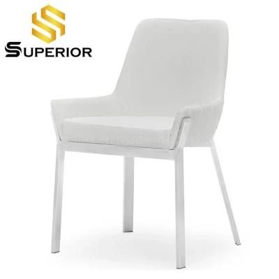 Hotel House Livng Room Furniture Synthetic Leather Leisure Dining Chair