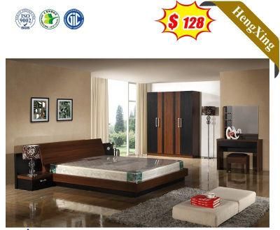 Custom Made Luxury Mahogany Twin Bed Room Furniture Hotel Bedroom Set