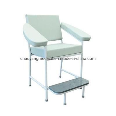 Used Manual Folding Hospital IV Infusion Chair Laboratory Phlebotomy Chair
