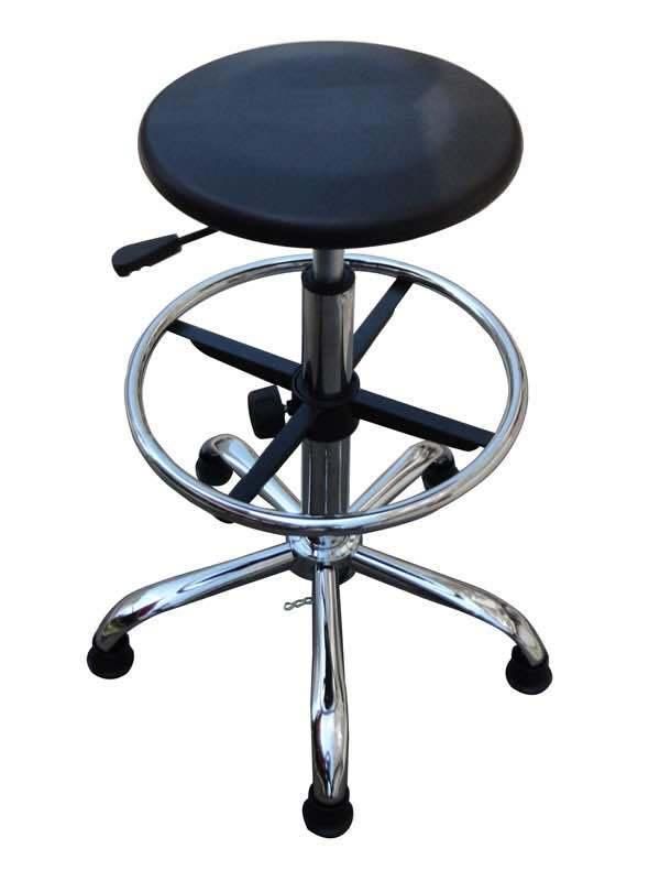 PU Leather Cleanroom ESD Chairs Electrostatic Sensitive Areas