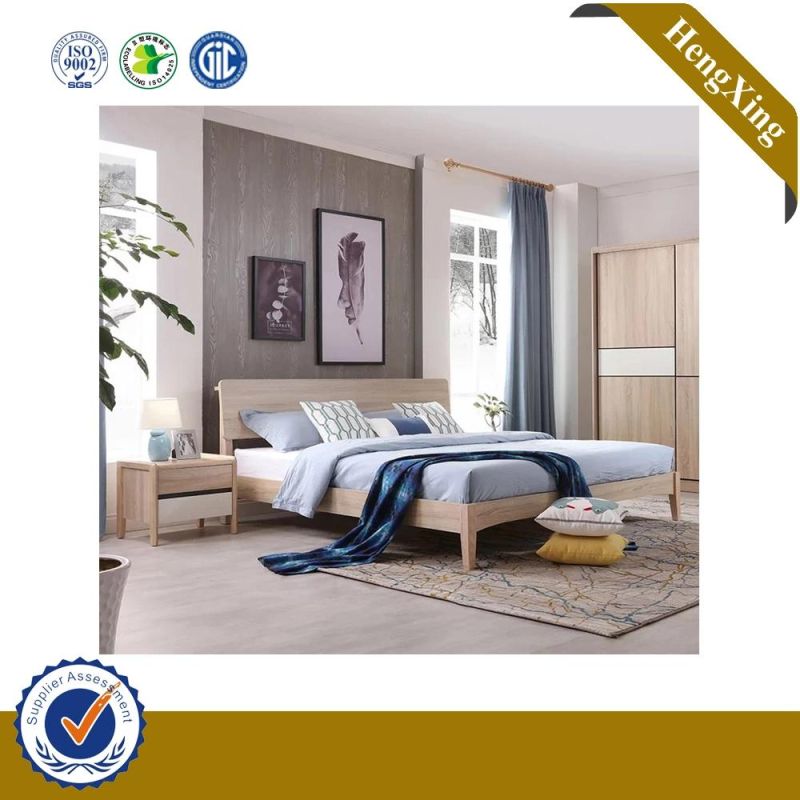 Guangdong Bedroom Furniture Wooden Bed Double Bed Design with Storage Box