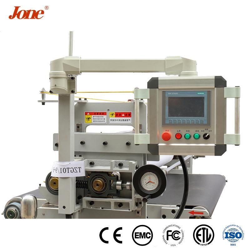 Jingyi Machinery China UV Roller Coater Manufacturers Desktop Plain Roller UV Coating Machine for Paper and Leather Qhich Is Working Well and Fast