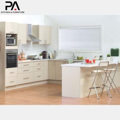 Modular Easy to Install Cream Kitchen Cabinets