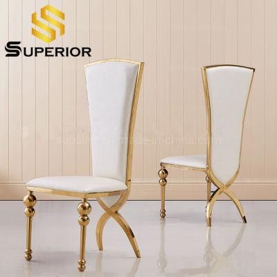 Wholesale Modern Style Royal PU Leather Cushion Dining Chair