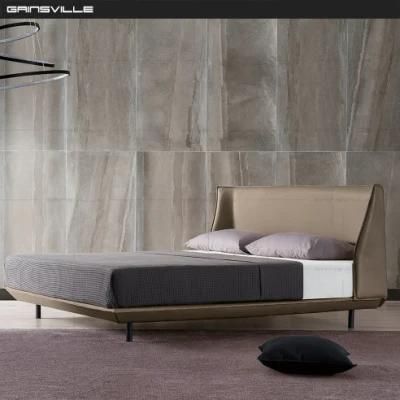 Modern Furniture Bedroom Bed with Italy Leather Gc1733
