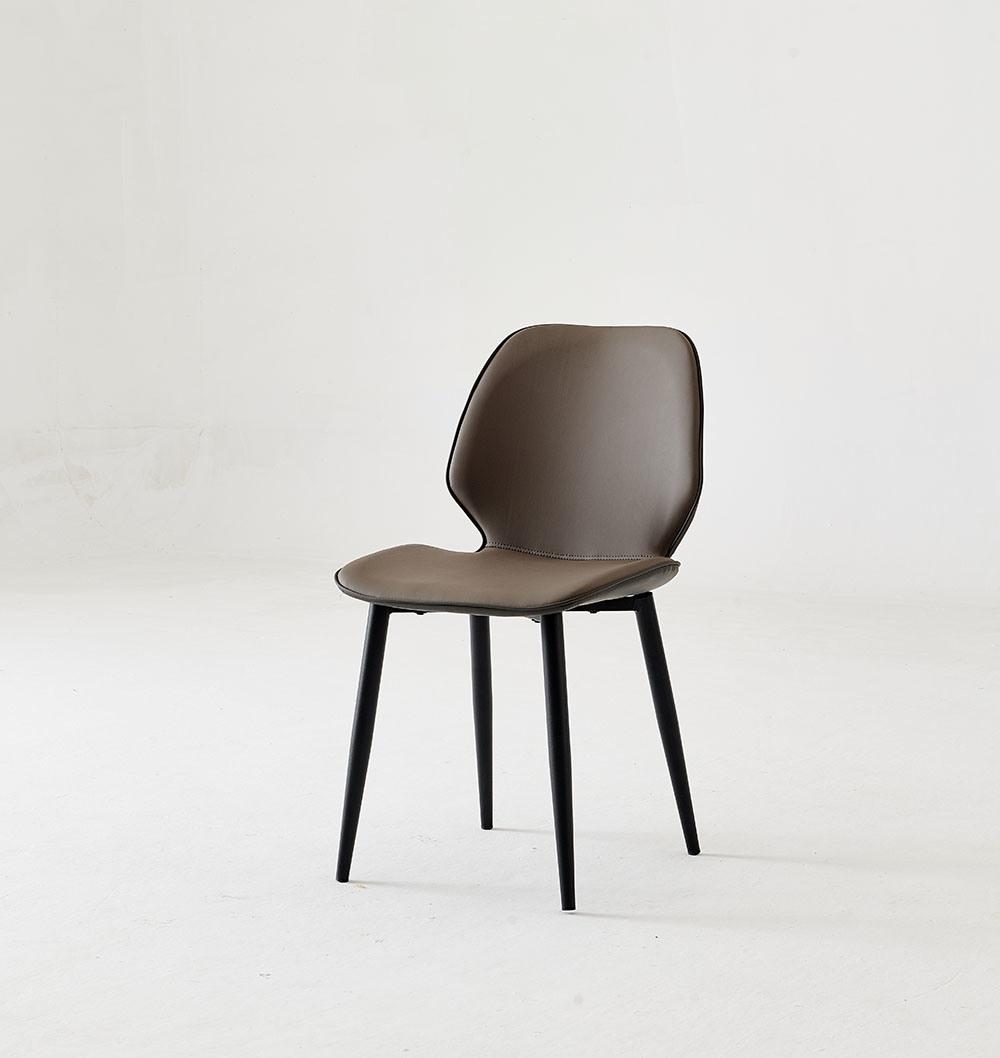 Home Furniture Modern Grey Shell-Shaped Dining Chair