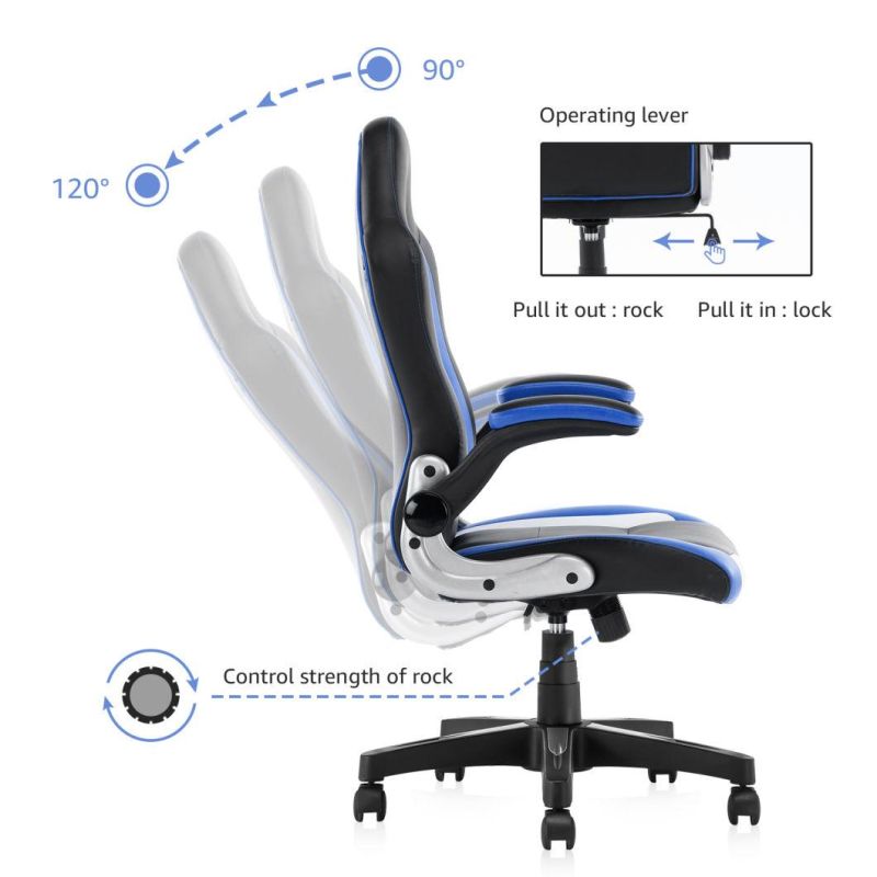 Supplier Wholesale Synthetic Leather Personalization Adjustable Armrest Gaming Chair