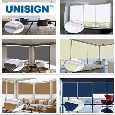 Fire Resistance Fiberglass Roller Blinds Material Sunscreen Blockout Window Shades Curtain Fabric