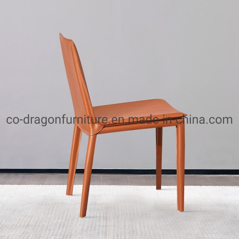 Modern Luxury Leather Dining Chair Set for Home Furniture