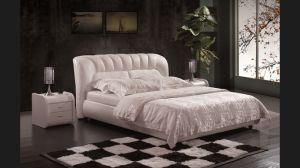 Simple Leather Bed 978