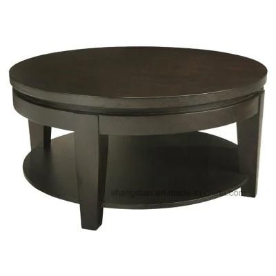 Round Style Coffee Table Used for Hotel, Living Room (ST0039)