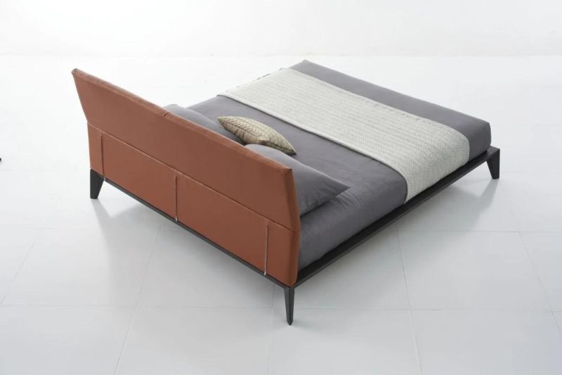 Be2002 Leather Bed, Italian Design Furniture in Home and Hotel