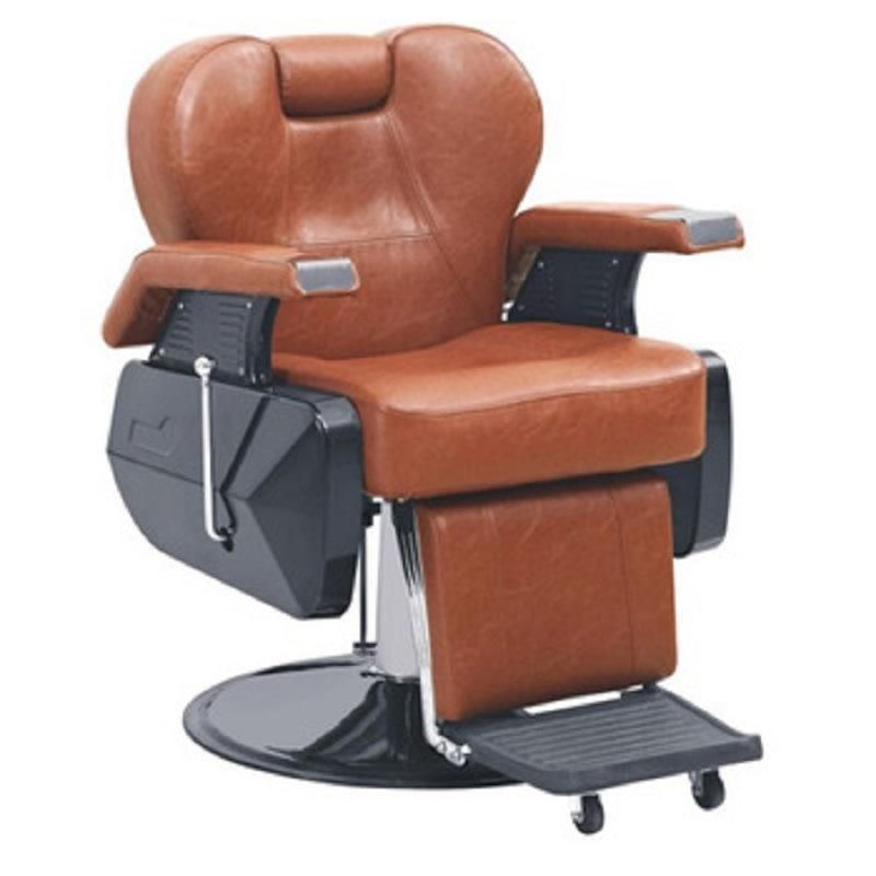 Hl-9204 Salon Barber Chair for Man or Woman with Stainless Steel Armrest and Aluminum Pedal