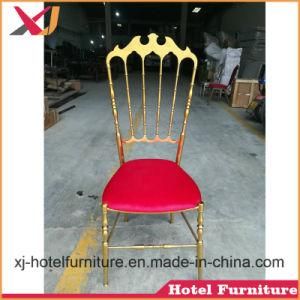 Stainless Steel Chair Napoleon Chair for Wedding/Banquet/Restaurant/Hotel/Dining Room
