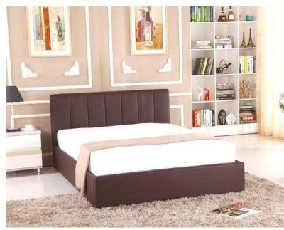 New Model Modern European Bedroom Furniture Luxury Leather Double Bed
