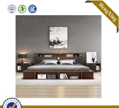 Luxury Adult King Bed Wooden Hotel Home Bedroom Furniture Double Single Bed Set