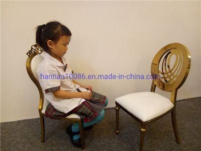 Rose Gold Wen&prime;s Wholesale Modern Kiddie Children Student Silver Stack Chair