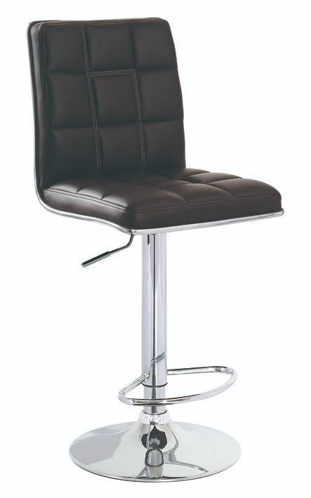 Black PU with Square Shape Bar Stool