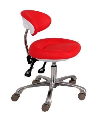 Leather Adjustable Doctors Chair Dental Assistant Stool