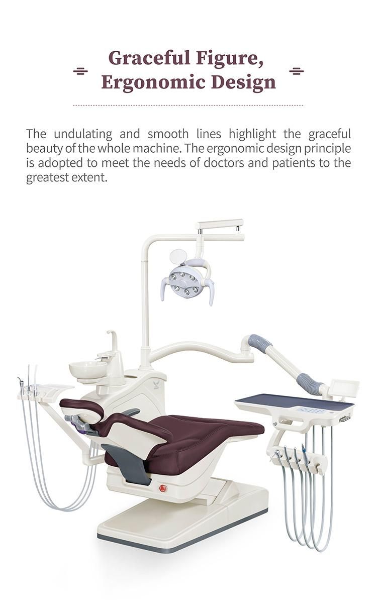 Dental Chair Materi with Micro Fiber Leather Cushion