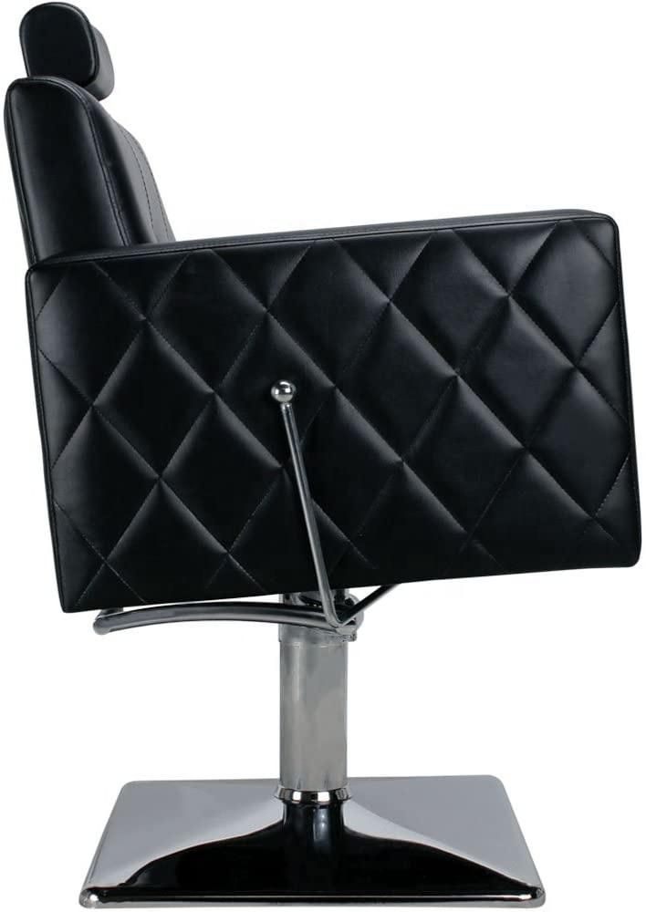 Hl-1169 Salon Barber Chair for Man or Woman with Stainless Steel Armrest and Aluminum Pedal