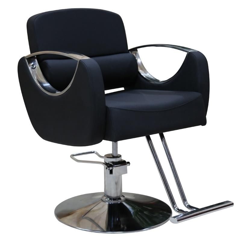 Hl-7277 Salon Barber Chair for Man or Woman with Stainless Steel Armrest and Aluminum Pedal