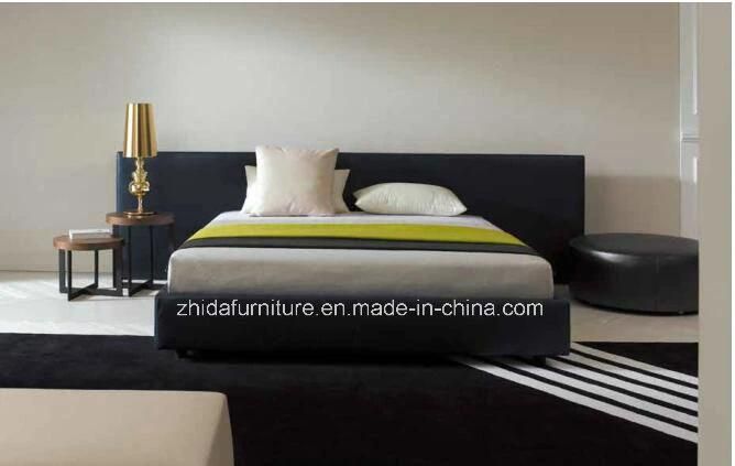 Bedroom Furniture Modern Luxury Design King & Queen Size Genuine Leather Bed