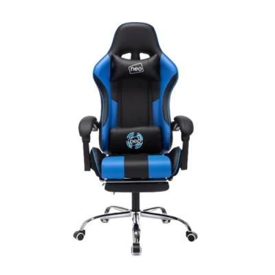360 Degree Rotating Gaming Racing Office Chair with Footrest and Headrest