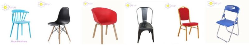 Modern Vetvel Fabric Metal Legs Dining Chair in Many Colors