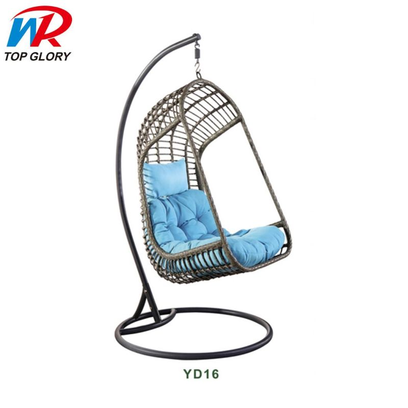 High Quality Waterproof Rattan Outdoor Patio Swing Hotel Chair