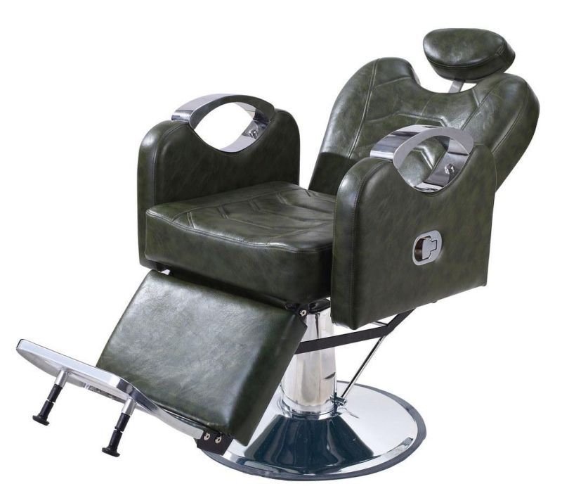 Hl-9297 2021 Salon Barber Chair for Man or Woman with Stainless Steel Armrest and Aluminum Pedal
