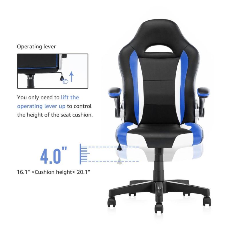 Supplier Wholesale Synthetic Leather Personalization Adjustable Armrest Gaming Chair