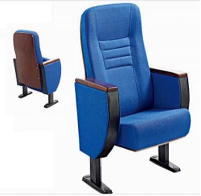 Foshan Factory Cinema Church Folding Leather Fabric Auditorium Chair