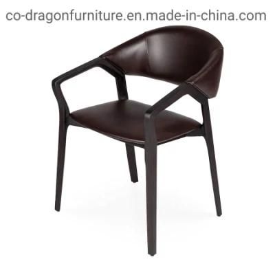 2022 Fashion Wooden Dining Chair with Leather for Home Furniture
