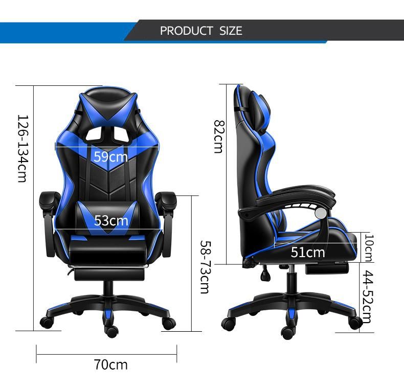 CE Approval Ergonomic Design Game Chair Gaming Genuine with Headrest