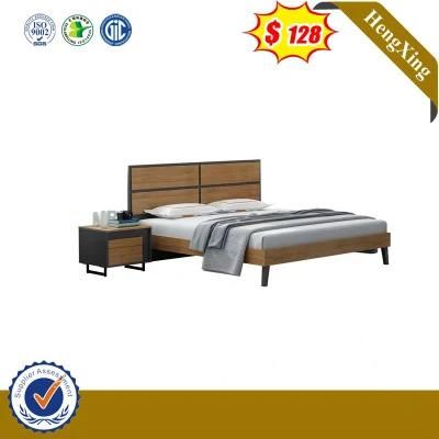 Japanese Living Room King Size Bed Lighted Wood Platform Bed Bedroom Furniture Sets