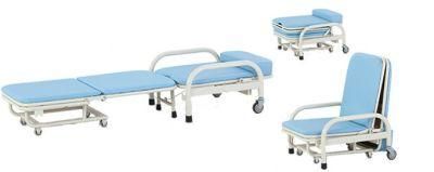 Hf-44-2 Foldable Portable Multifunctional Accompany Chair for Hospital Equipment, Hospital Ward
