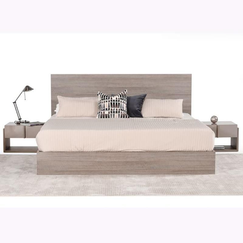 Wholesale/OEM/ODM Modern Sumple Bed Room Set Wooden Bedroom Furniture