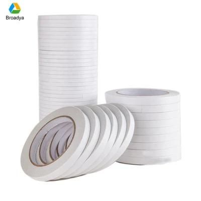 Factroy Direct Sell Cheaper industrial Waterproof High Tack Solvent Base Double Sided Tape with Tissue Carrier