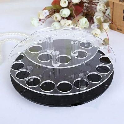 Latest Style Acrylic Lipstick Container Jewelry Makeup Brush Display Stand