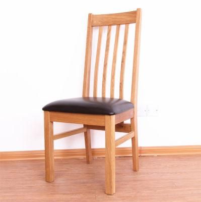 Oak Wood Dining Chair Cow Leather Chair High Quality Chair (M-X1055)