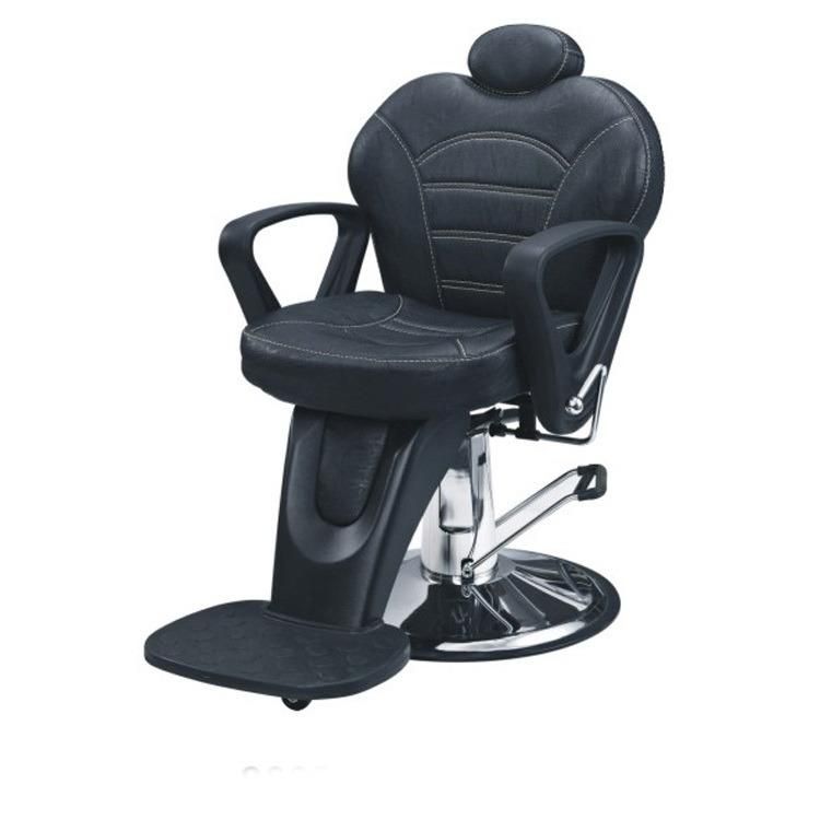 Hl-9206 Salon Barber Chair for Man or Woman with Stainless Steel Armrest and Aluminum Pedal