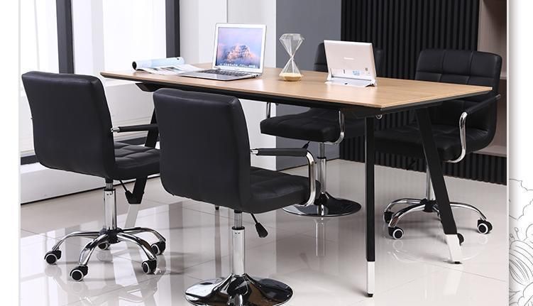 Wholesale Cheap Armrest Swivel Conference Meeting Room PU Leather Office Chair with Arm Rest
