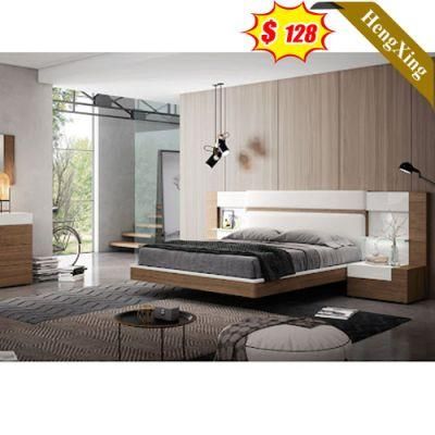 Nordic Modern Newest Design King Size Custom Home Furniture Bedroom Set Storage Bed