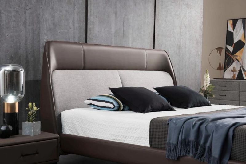 Gainsville Italy Design Modern Queen Size Bedroom Set Furniture in Bedroom Furniture