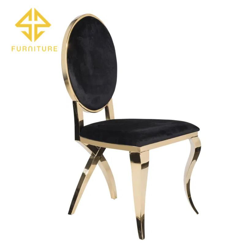 Wholesale Black Velvet Dining Chair for Wedding Events