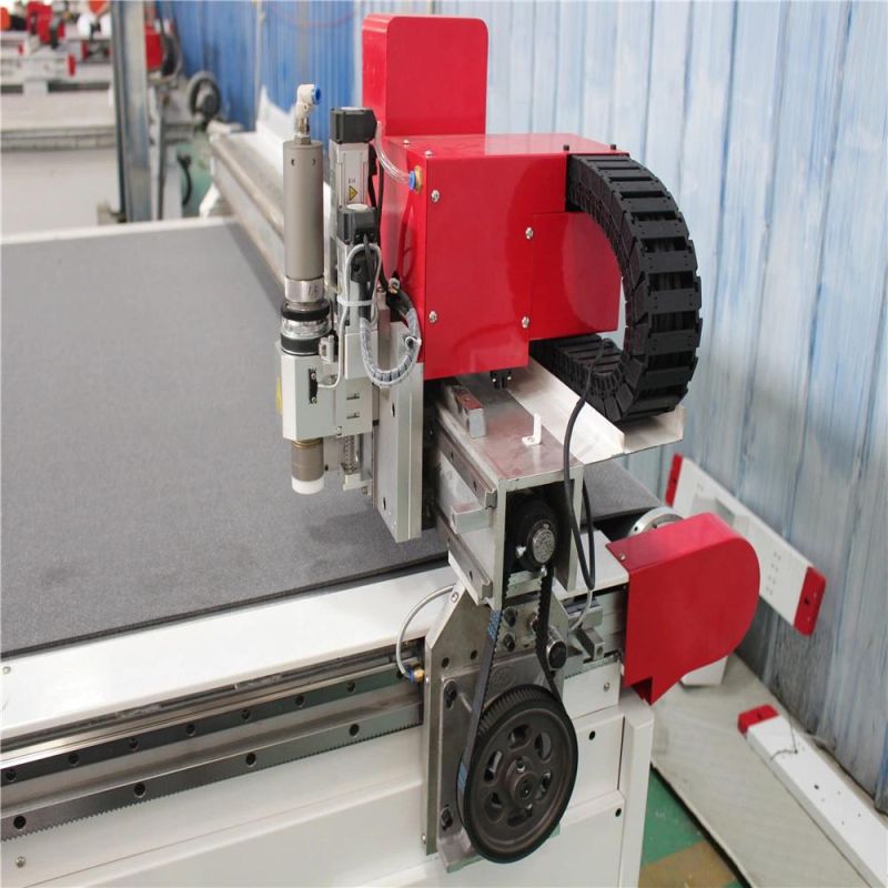 CNC Oscillating Knife Cutting Machine for Leather Corrugated Paper Gasket