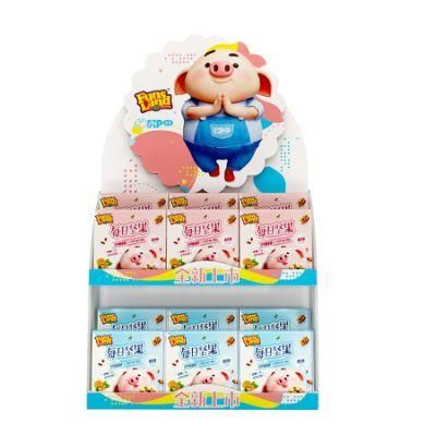 Manufacturer Cartoon Style Cardboard/Sintra PVC Display Stand for Boxed Nuts