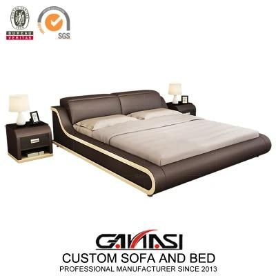 Contracted Design Upholstered Twin Bed Frame for Euro