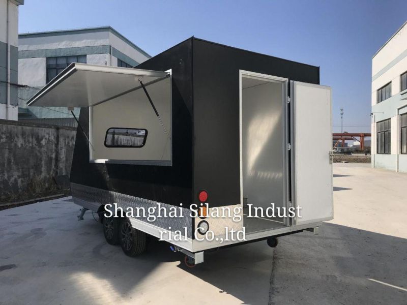Hot Mobile Electric Ice Cream Food Cart for Sale Street Kitchen Food Cart Support Customization